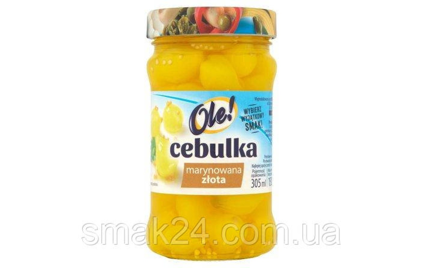 Цыбулька золотая маринованная Ole Cebulka zlota 305мл/280г Польша