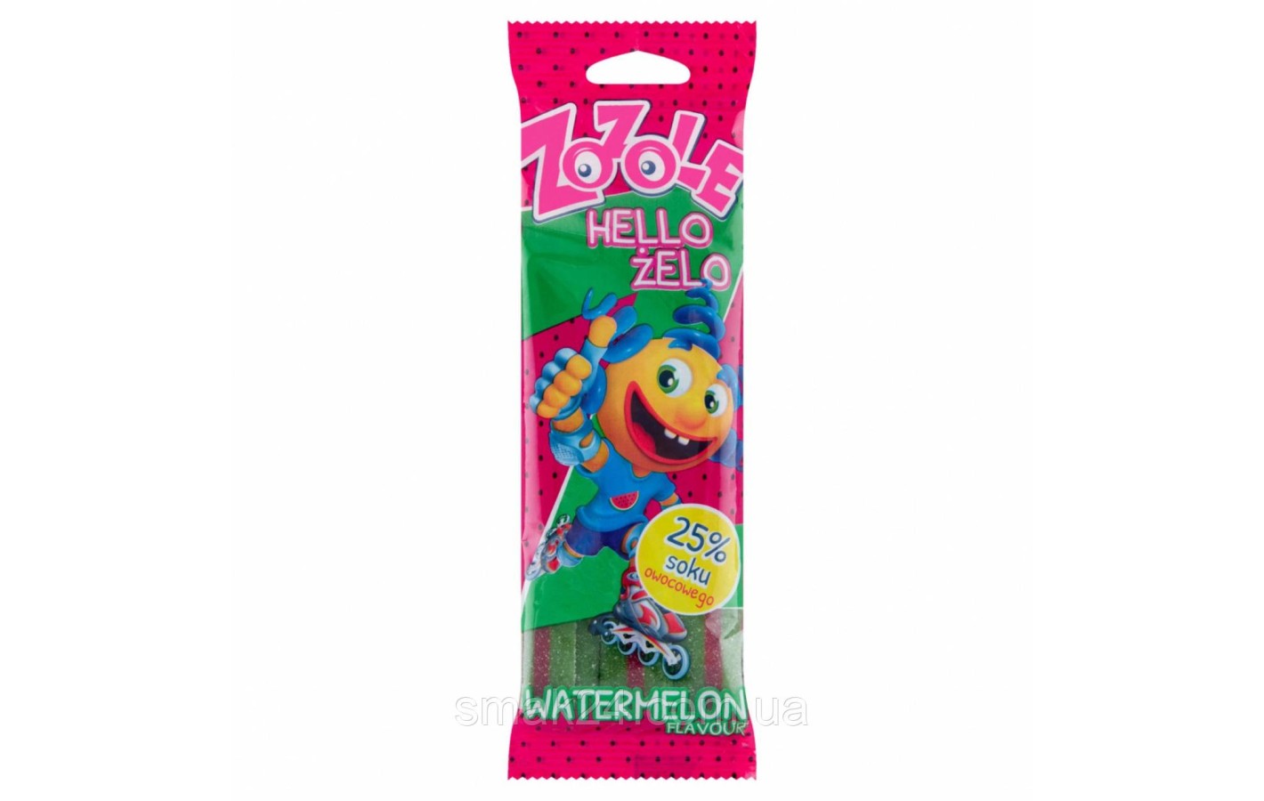 Желейные конфеты Арбузный вкус Zozole Watermelon Flavour 75г Польша