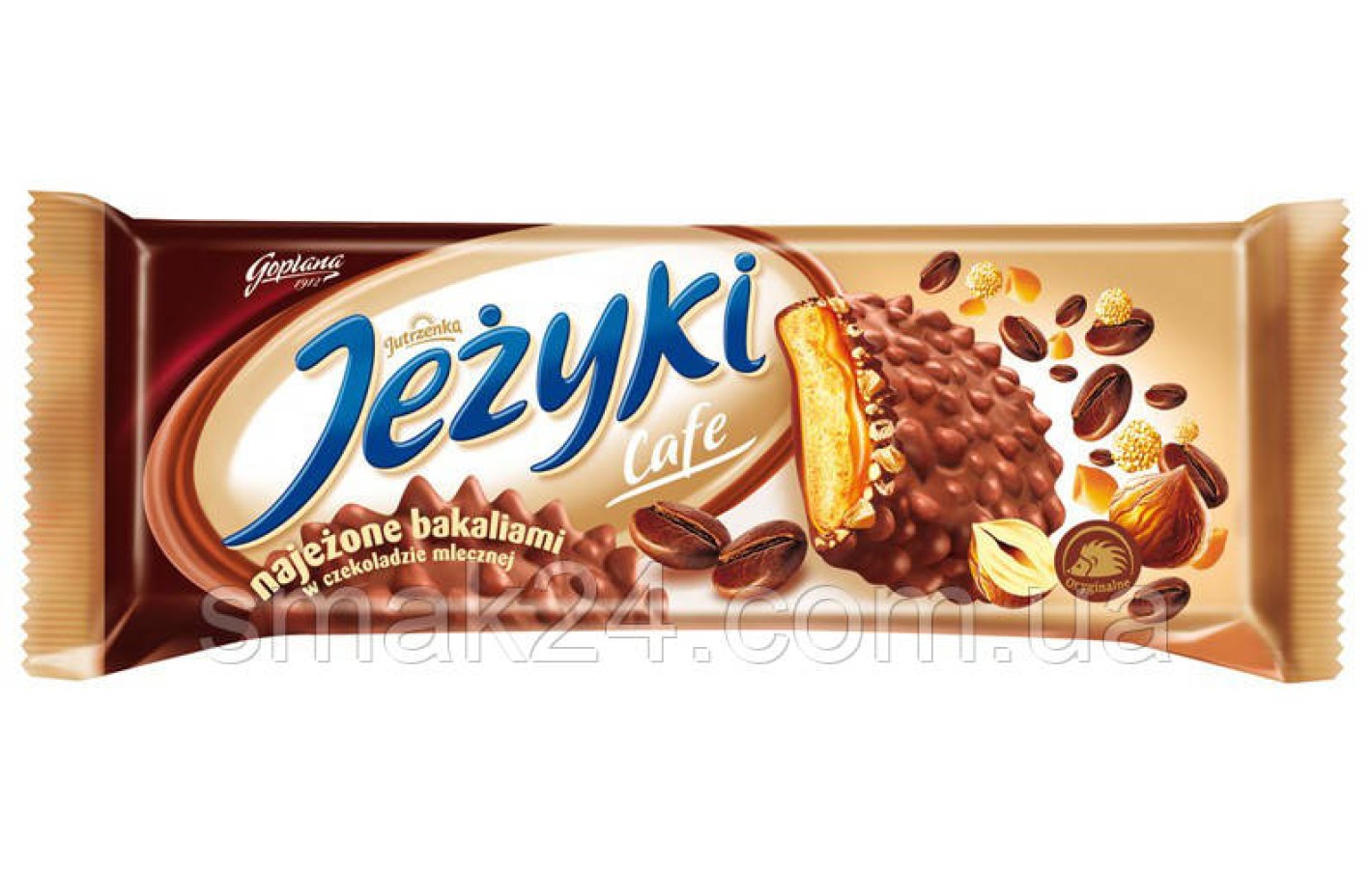 Печиво в шоколаді з ароматом кави Jezyki Cafe Goplana, 140 г Польща