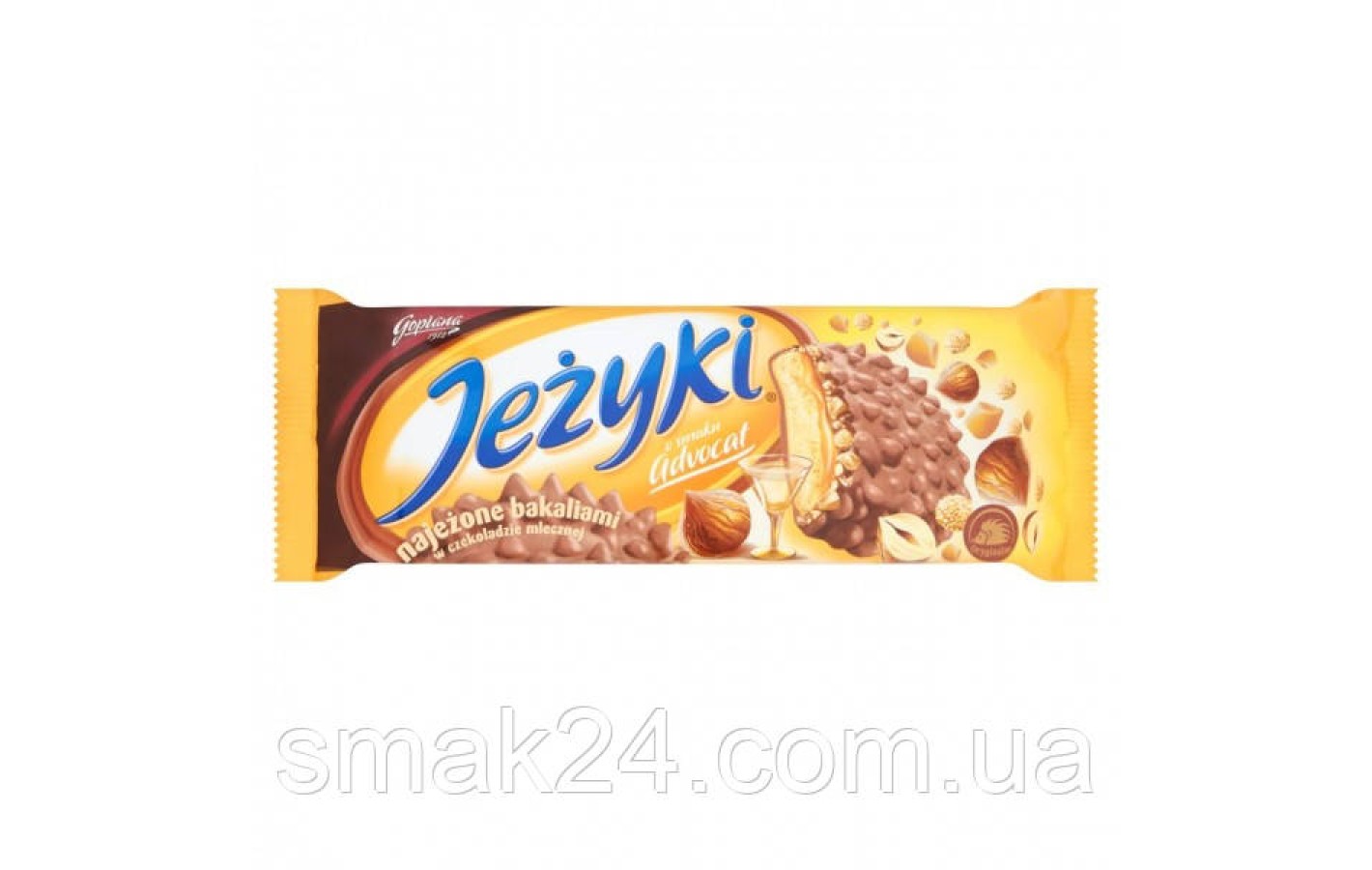 Печиво в шоколаді з лікером Адвокат Jezyki Advocat Goplana, 140 г Польща