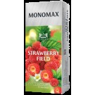 Чай зеленый со вкусом земляники пакетированный Monomax (25 пакетиков х 1,5г) 37,5г