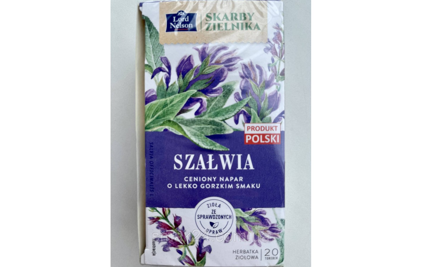Чай с Шалфеем Lord Nelson Szalwia (20 пак.X 1.2г)  24г Польша