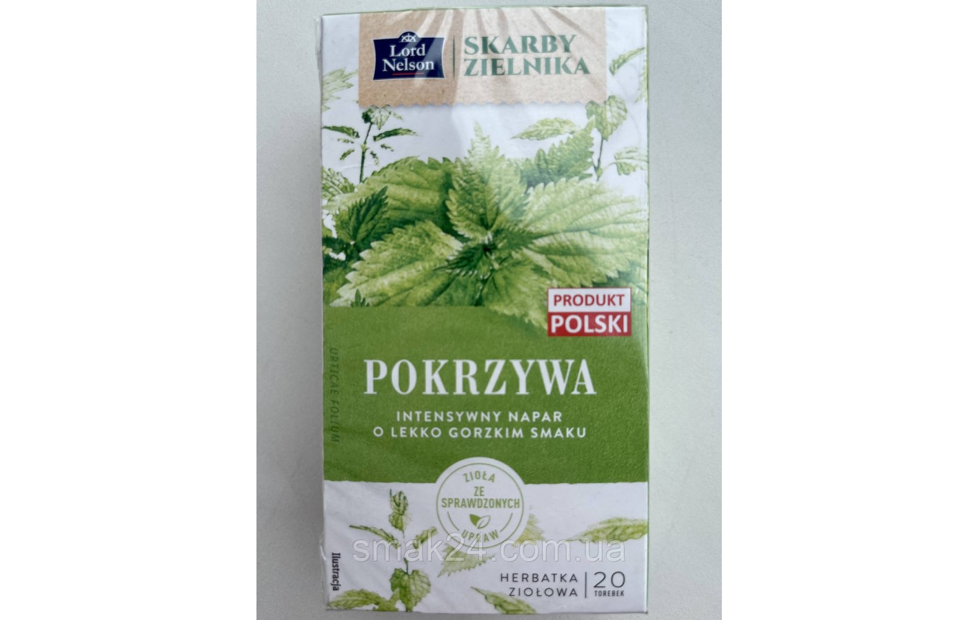 Чай с Крапивой  Lord Nelson  Pokrzywa (20 пак.X 1,5г)  30г Польша