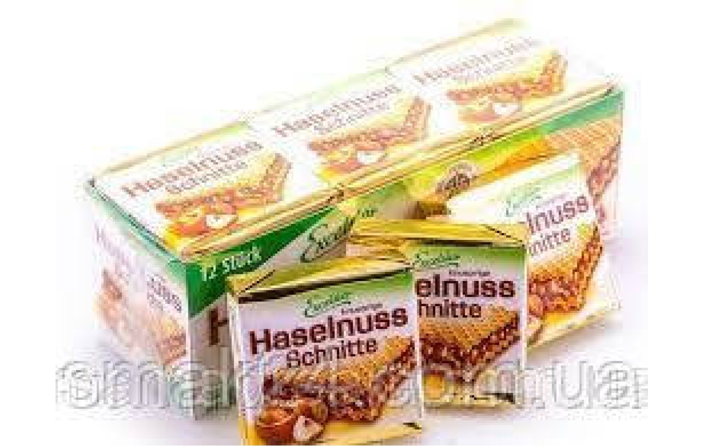 Вафлі Excelsior Haselnuss Schnitte з фундуком 250 г/12шт. Германия
