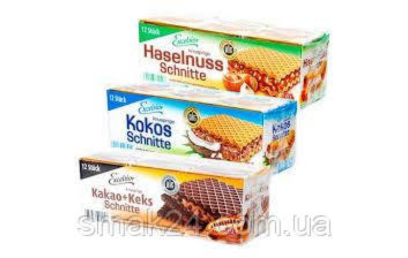 Вафлі Excelsior Kakao-Keks Schnitte з какао 20.8 г ГЕРМАНІЯ