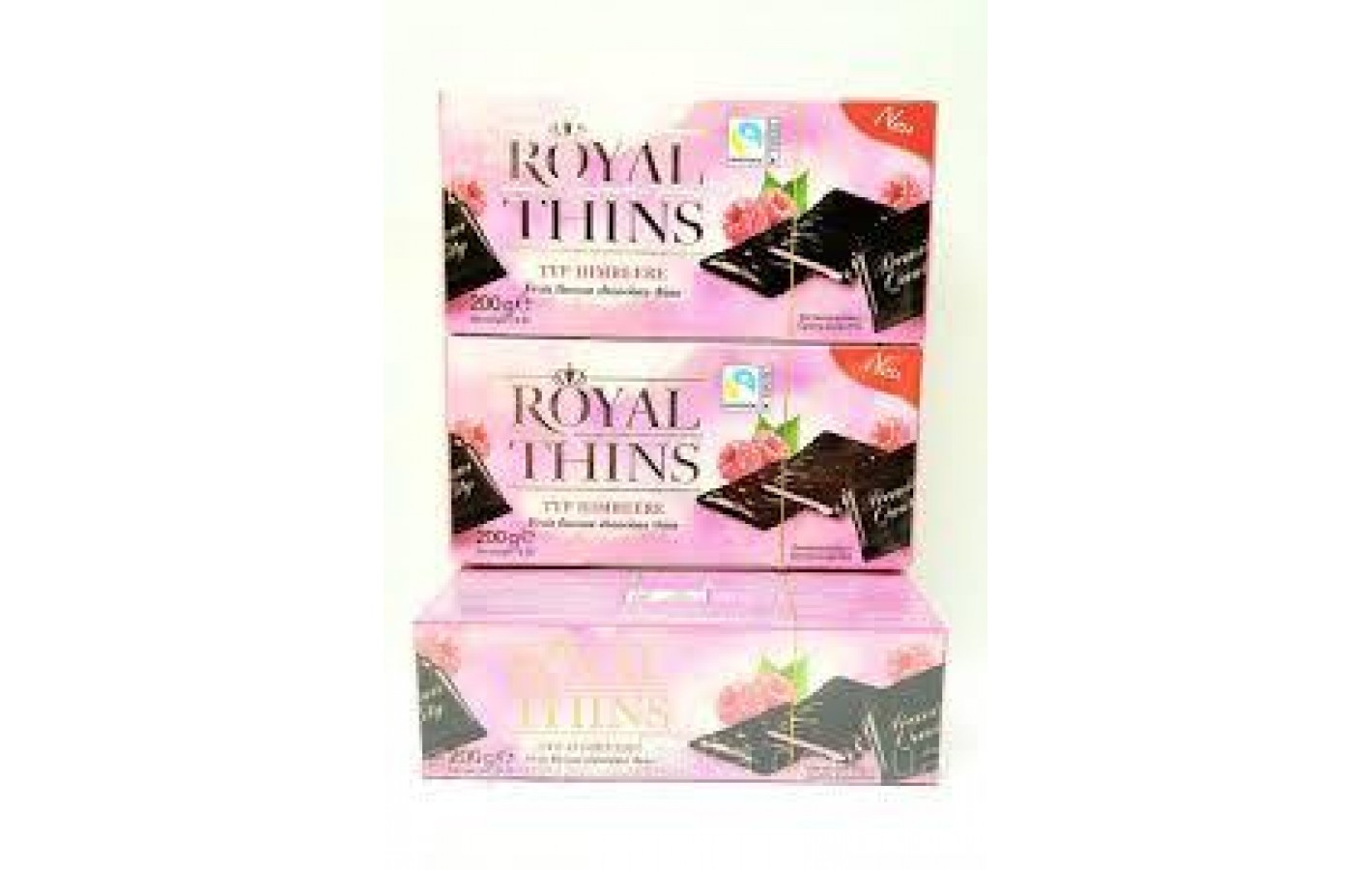Шоколадні цукерки з малиною ROYAL THINS typ HIMBEERE 200 г Німеччина