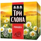 Чай травяной ромашка Три Слона (30 пакетиков х 1,4г) 42г