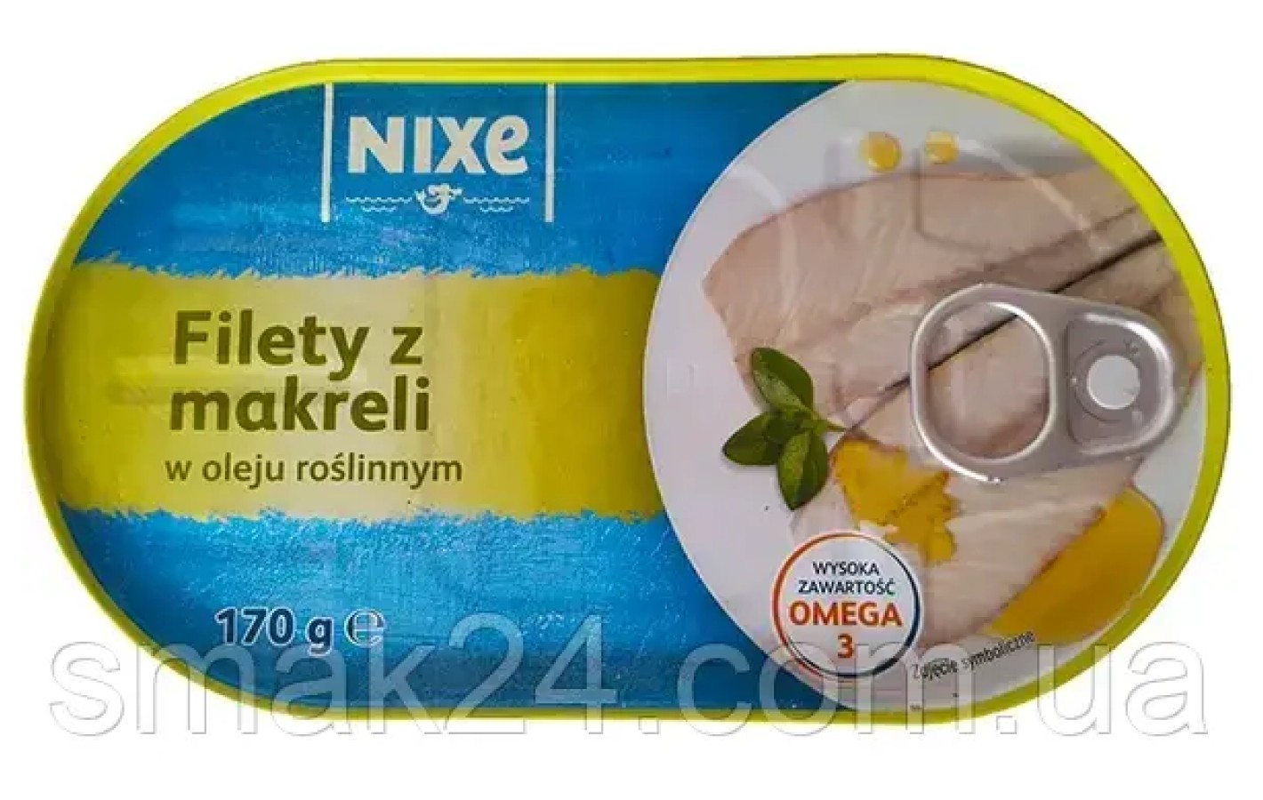 Филе макрели (скумбрии) в растительном масле NIXE Filety z makreli w oleju roslinnym 170г Польша