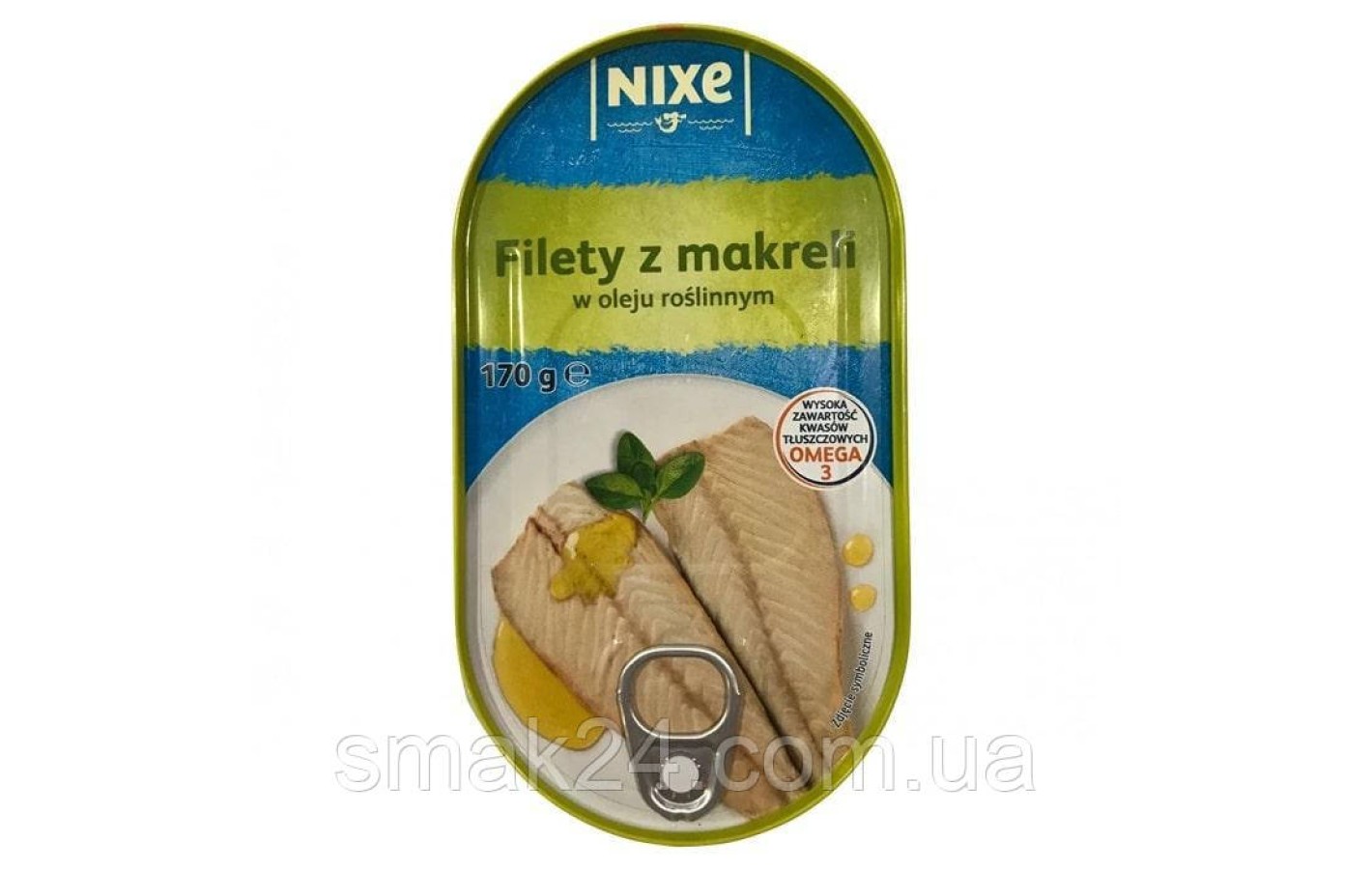 Филе макрели (скумбрии) в растительном масле NIXE Filety z makreli w oleju roslinnym 170г Польша