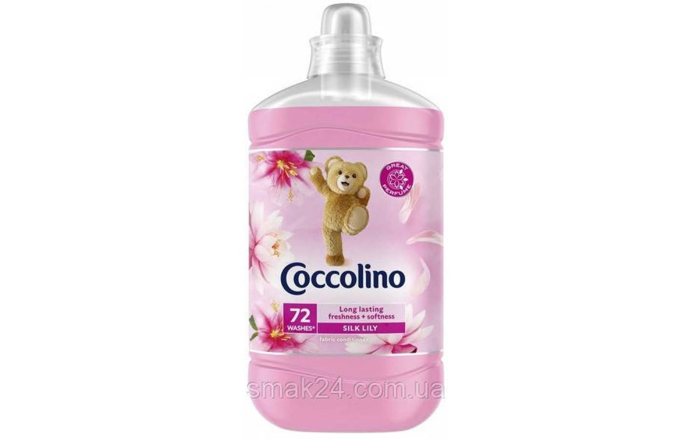 Кондиционер-ополаскиватель для белья Шелковая Лилия Coccolino Silk Lilly 1,7л Венгрия