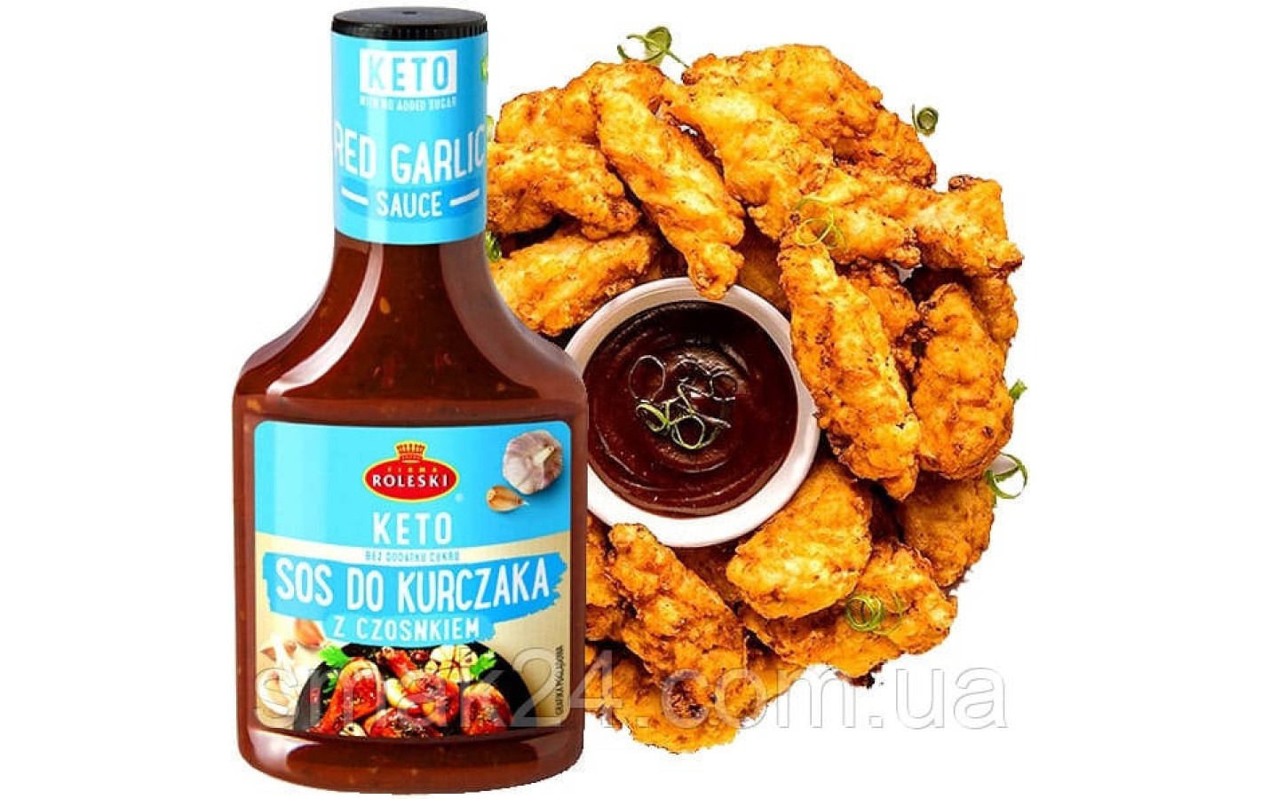Соус для курицы с чесноком Roleski do kurczaka z czosnikiem 370г Польша