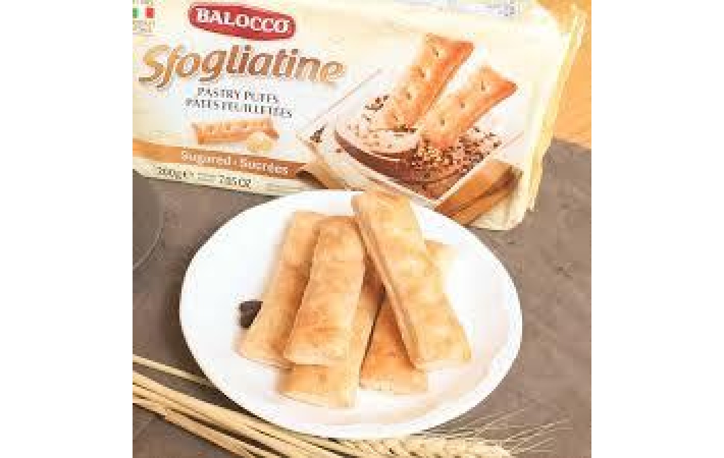Печиво листкове з цукром Sfogliatine Balocco 200 г Італія