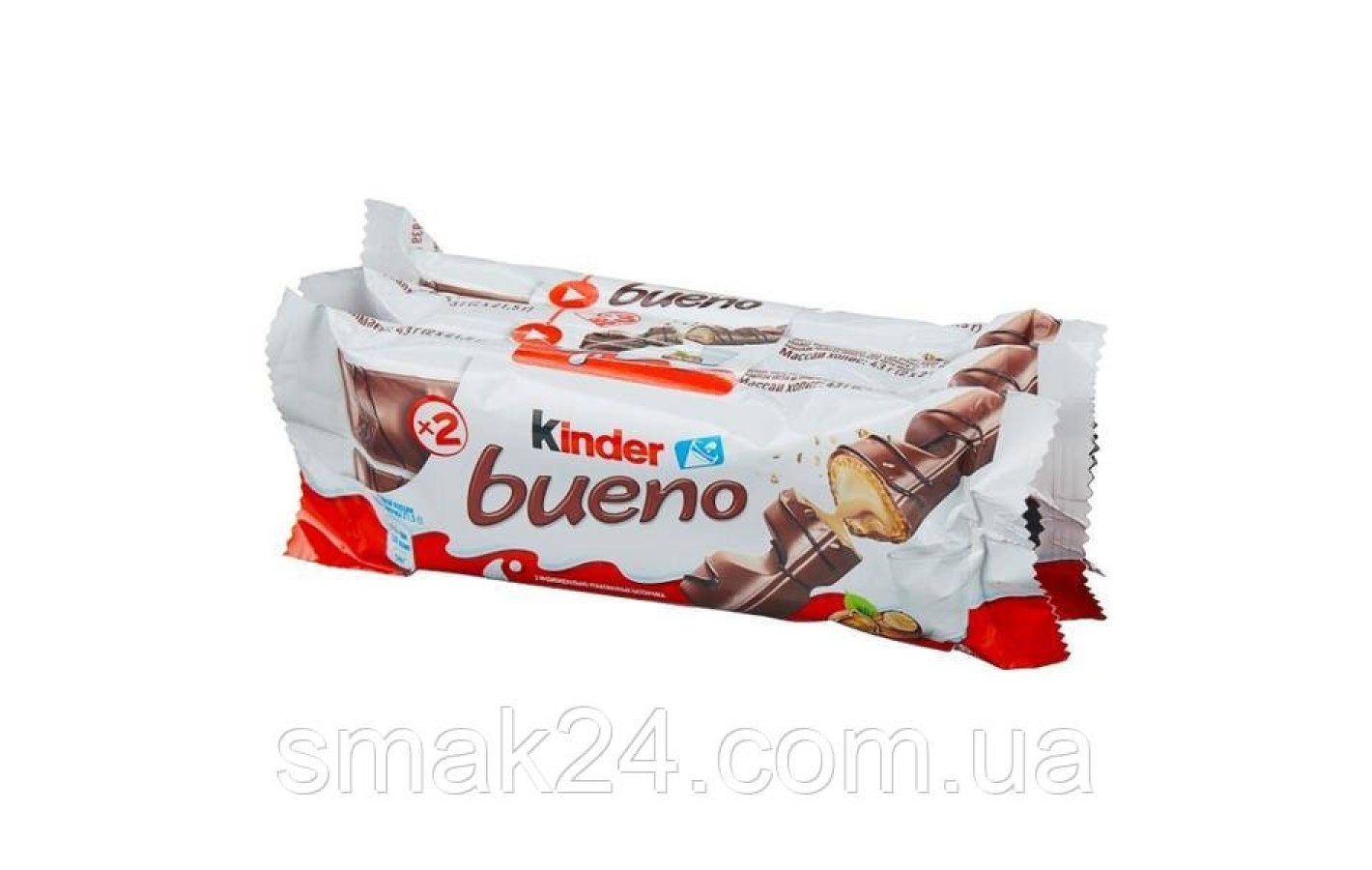 Шоколадный батончик Kinder Bueno w multipaku (3х43г) 129г Германия