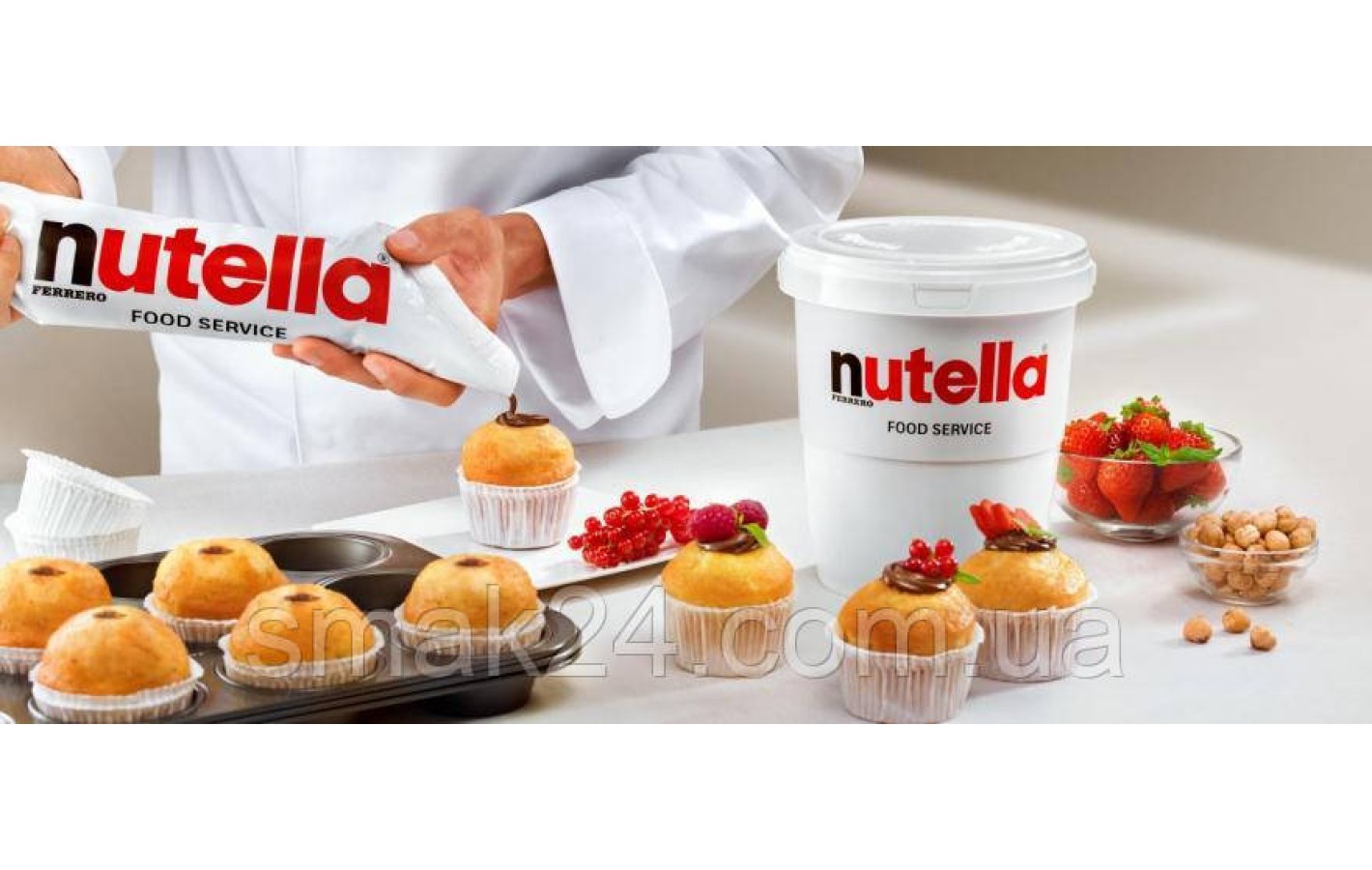 Шоколадно-ореховая паста NUTELLA с лесными орехами Ferrero 3кг Германия