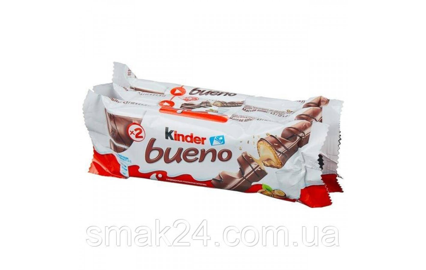 Шоколадний батончик Kinder Bueno w multipaku 43 г Німеччина