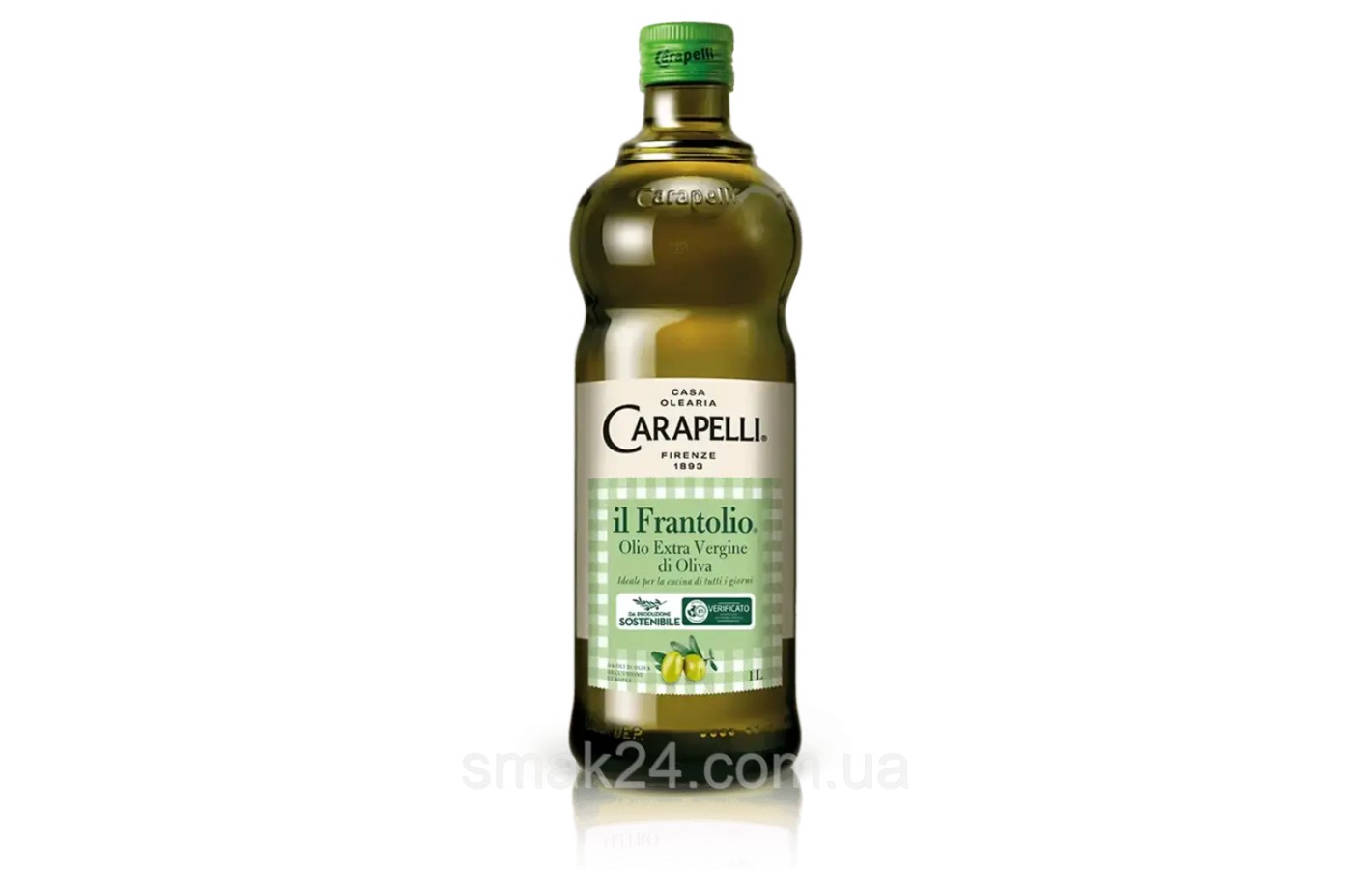 Оливковое масло первого холодного отжима Carapelli il Frantolio Extra vergine di oliva 1л Италия