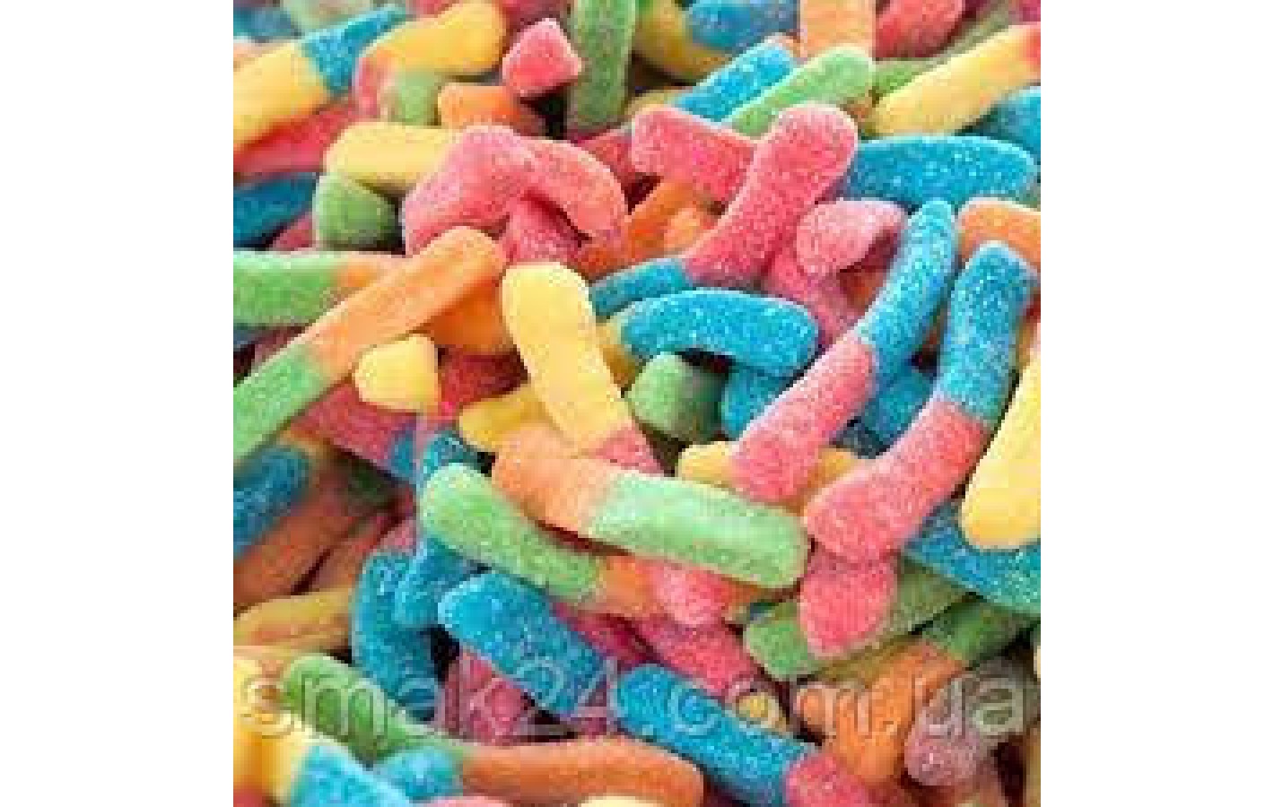 Конфеты жевательные Кислые Червячки Woogie Sour Worms 250 г Австрия