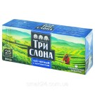 Чай черный байховый с бергамотом Три Слона 25 пак. (25х2г) 50г