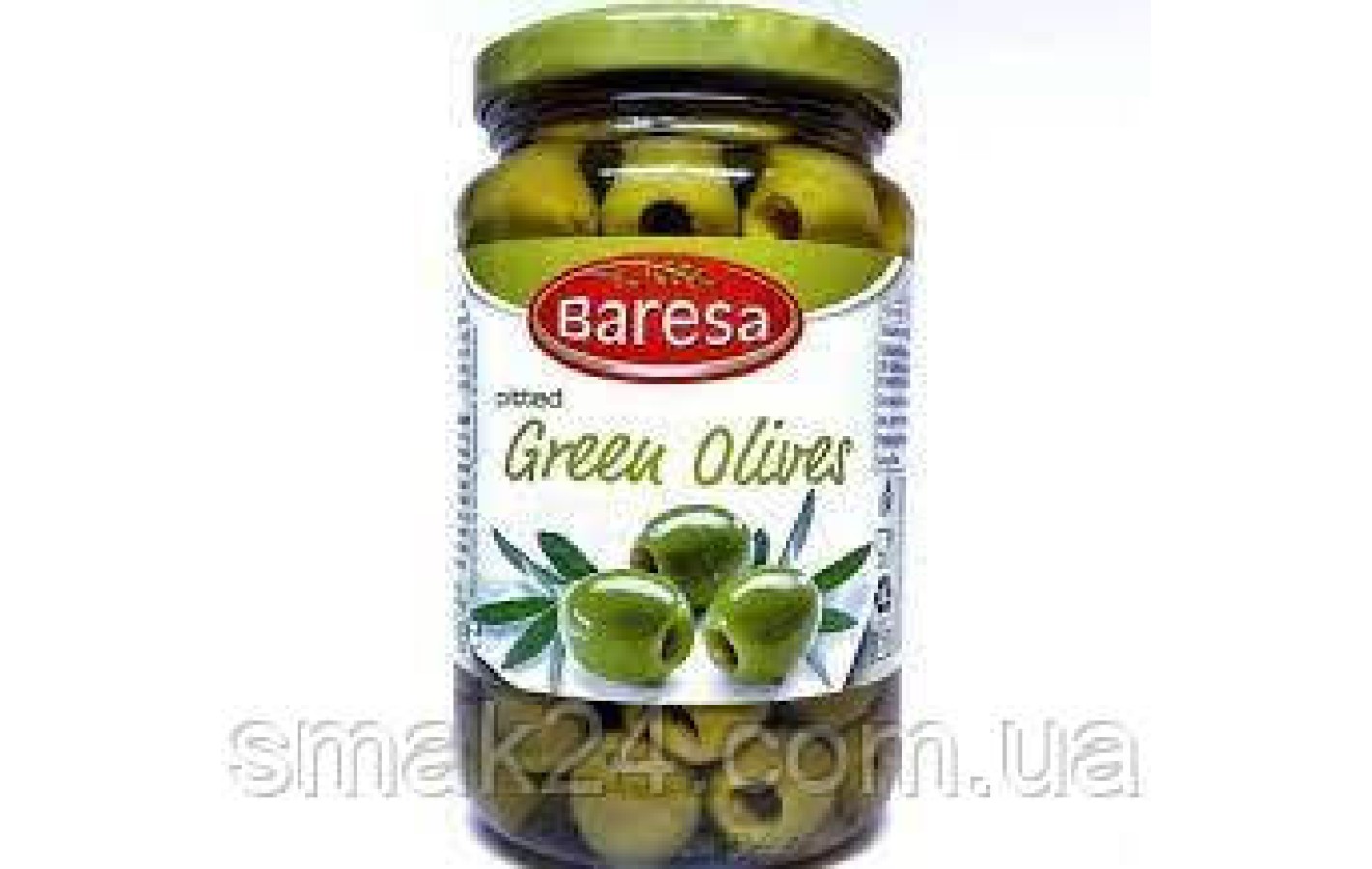 Оливки зелені без кісточки Baresa Green Olives 340г Італія