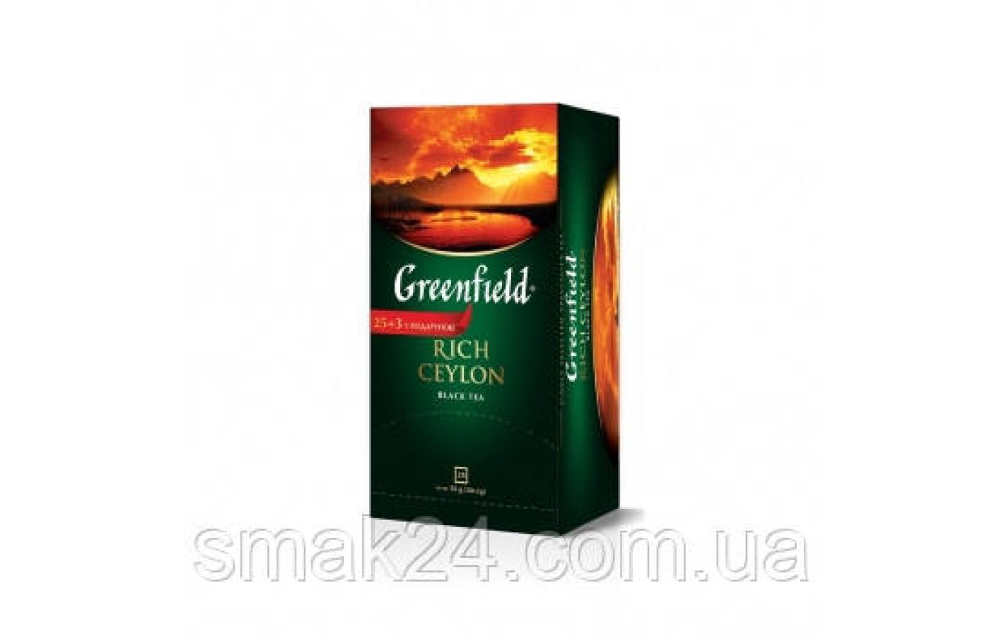 Чай черный пакетированный Greenfield «Rich Ceylon» (28 х 2г) 56г