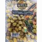 Оливки зеленые с надрезами с косточкой Aren Scratched Green Olives 580г/400г Турция
