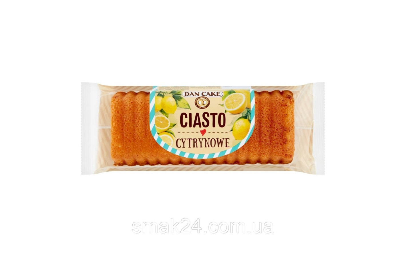 Бисквитный кекс со вкусом лимона Dan Cake Siasto Bizkoptowo-tluszczowe cytrynowe 400г Польша