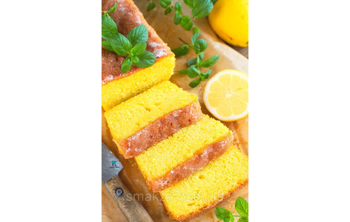 Бисквитный кекс со вкусом лимона Dan Cake Siasto Bizkoptowo-tluszczowe cytrynowe 400г Польша
