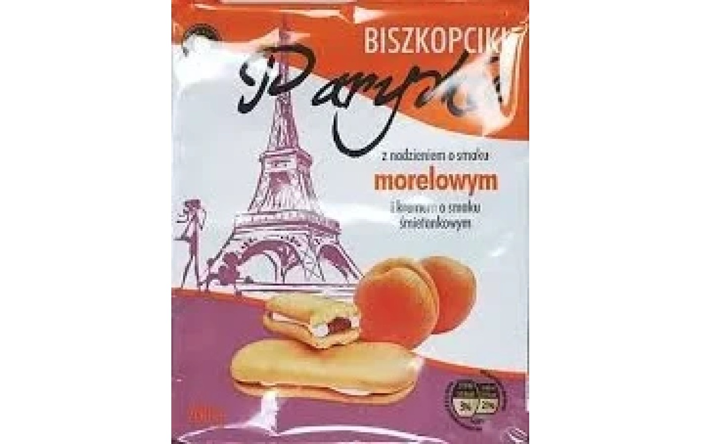 Печенье Парижское с сливочным кремом и абрикосовым джемом dr.Gerard Parygkie 200г Польша