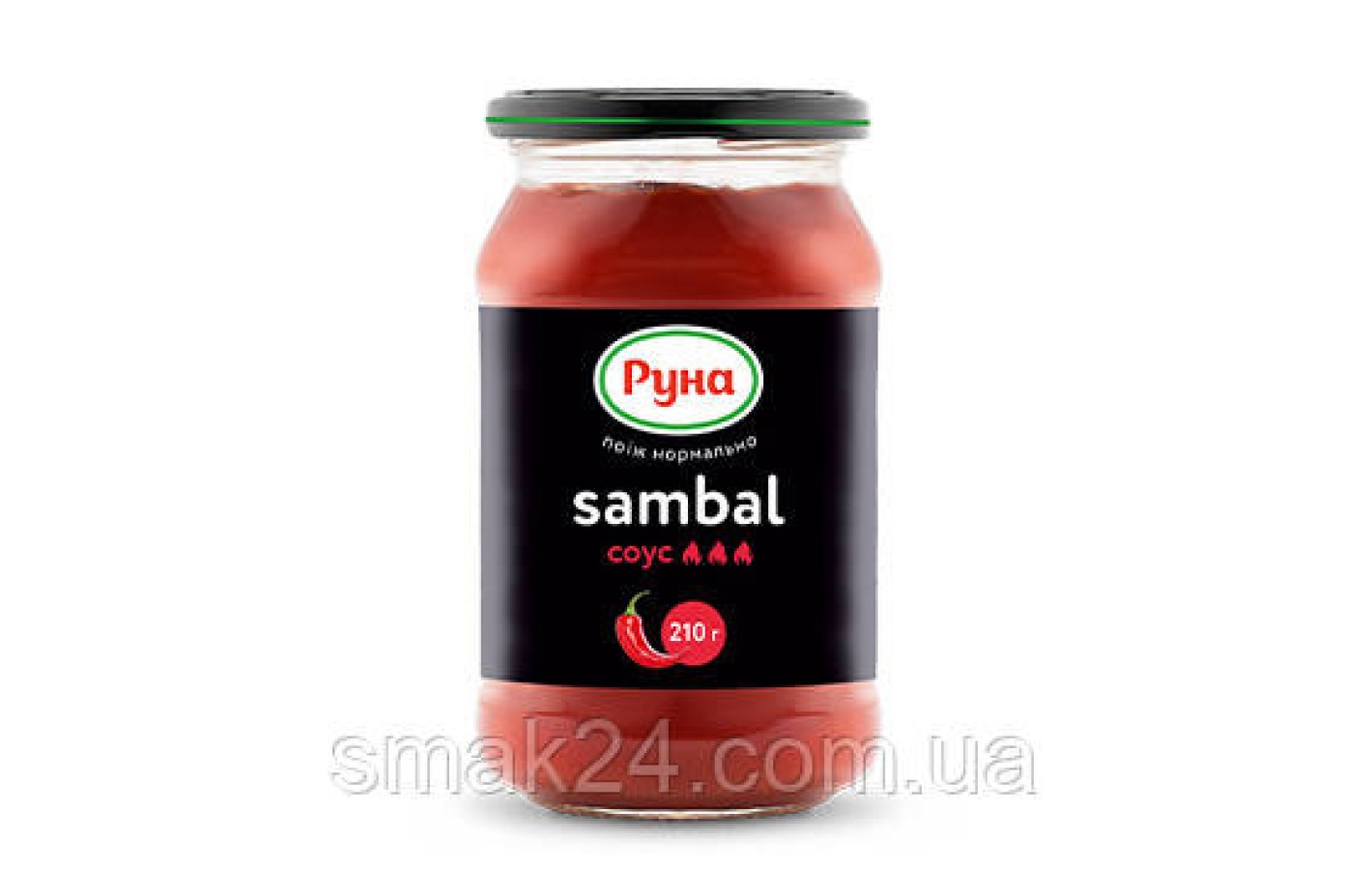 Соус острый Sambal Руна 210г Украина