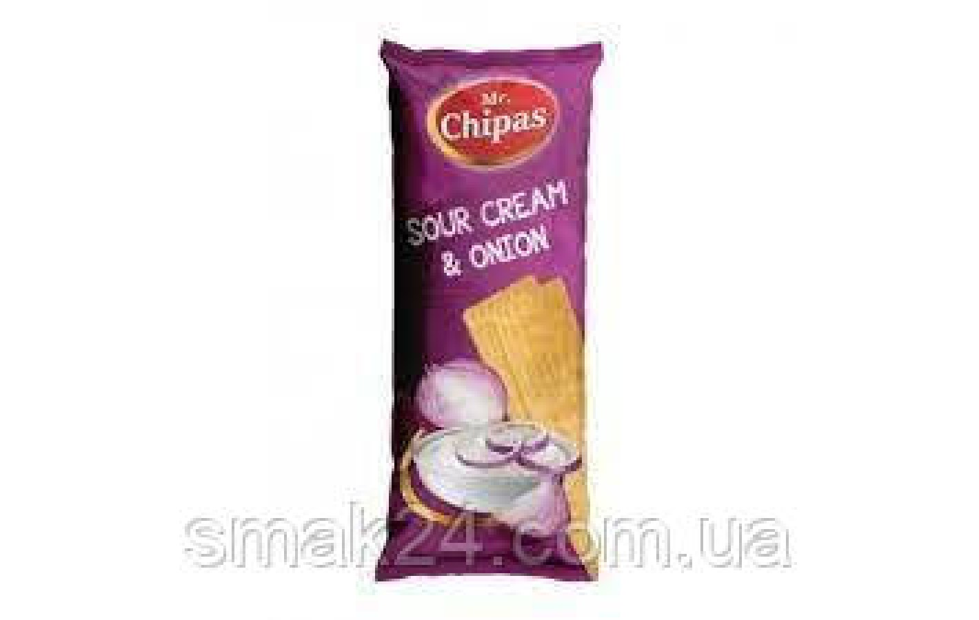 Чипсы со сметаной и луком Mr.Chipas 75г Латвия