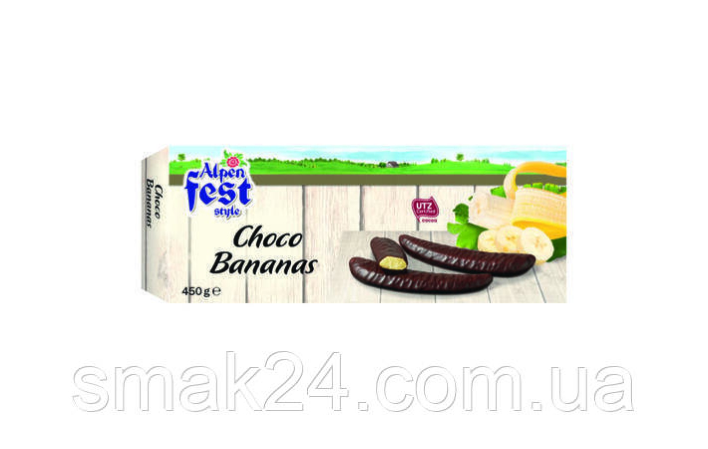 Конфеты шоколадные с банановым суфле Choco Bananas 450г Германия