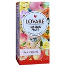 Чай черный байховый с маракуйя, персиком и цедрой апельсина Lovare Passion Fruit (24пак. х 2г) 48г Украина