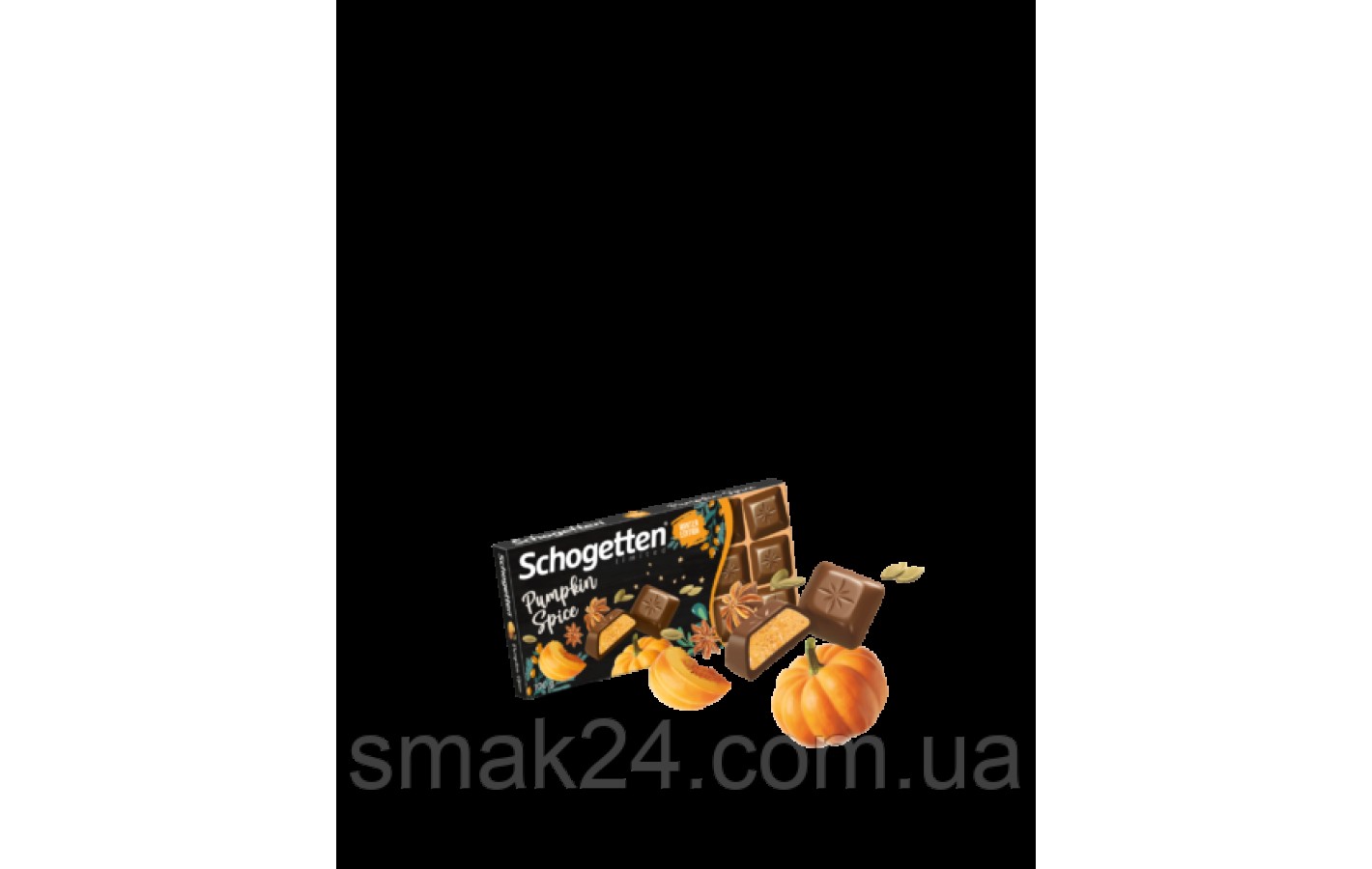 Шоколад молочний з гарбузом та кардамоном Schogetten Pumpkin Spice 100г Німеччина