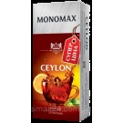 Чай цейлонский черный байховый листовой Monomax Ceylon 80г Украина