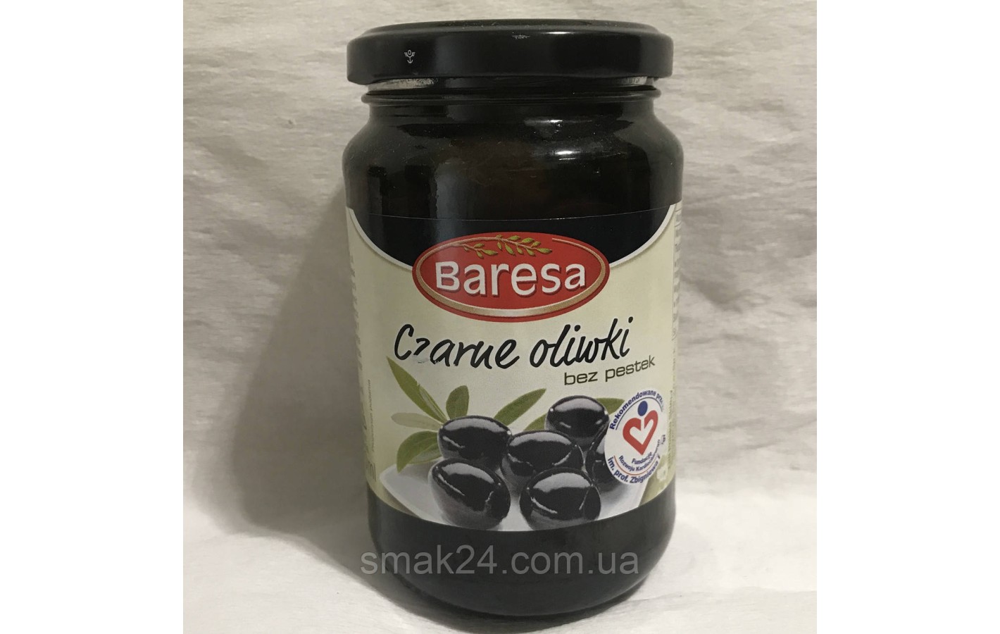 Оливки черные без косточки Baresa Czarne oliwki 340г Италия