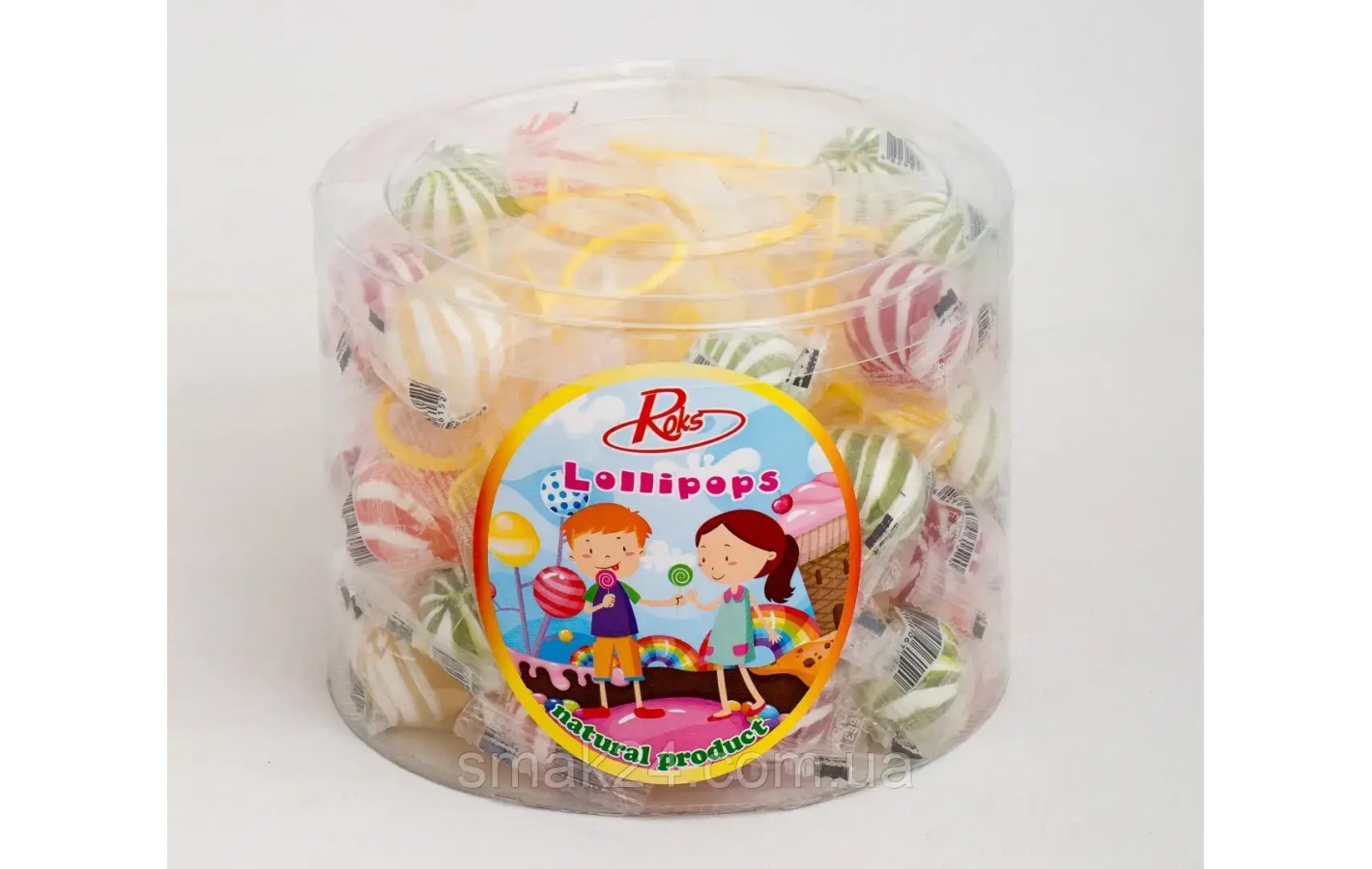 Карамель леденцовая Соска Roks Lollipops 1шт 12г