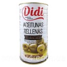 Оливки Гігант зелені фаршировані анчоусом DiDi Aceitunas Rellenas de Anchoa Gigante 1450 г/600г Іспанія