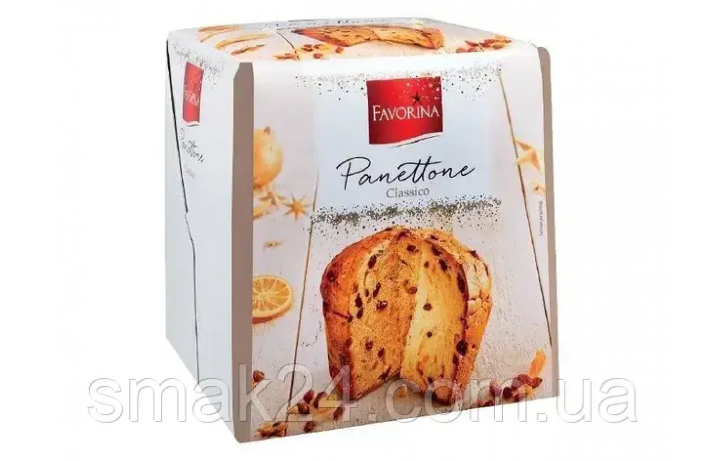 Рождественский кекс Панеттоне с цукатами и изюмом Favorina Panettone classic 1кг Германия