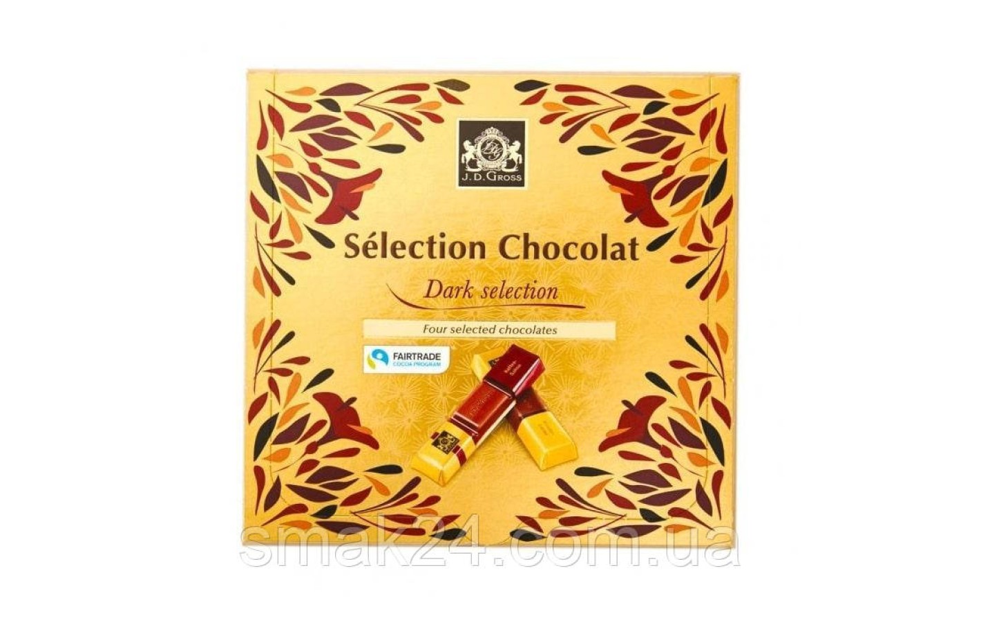 Колекційний набір десертних шоколадних цукерок J.D.Gross Selection Chocolat Deserowych 200г Польща