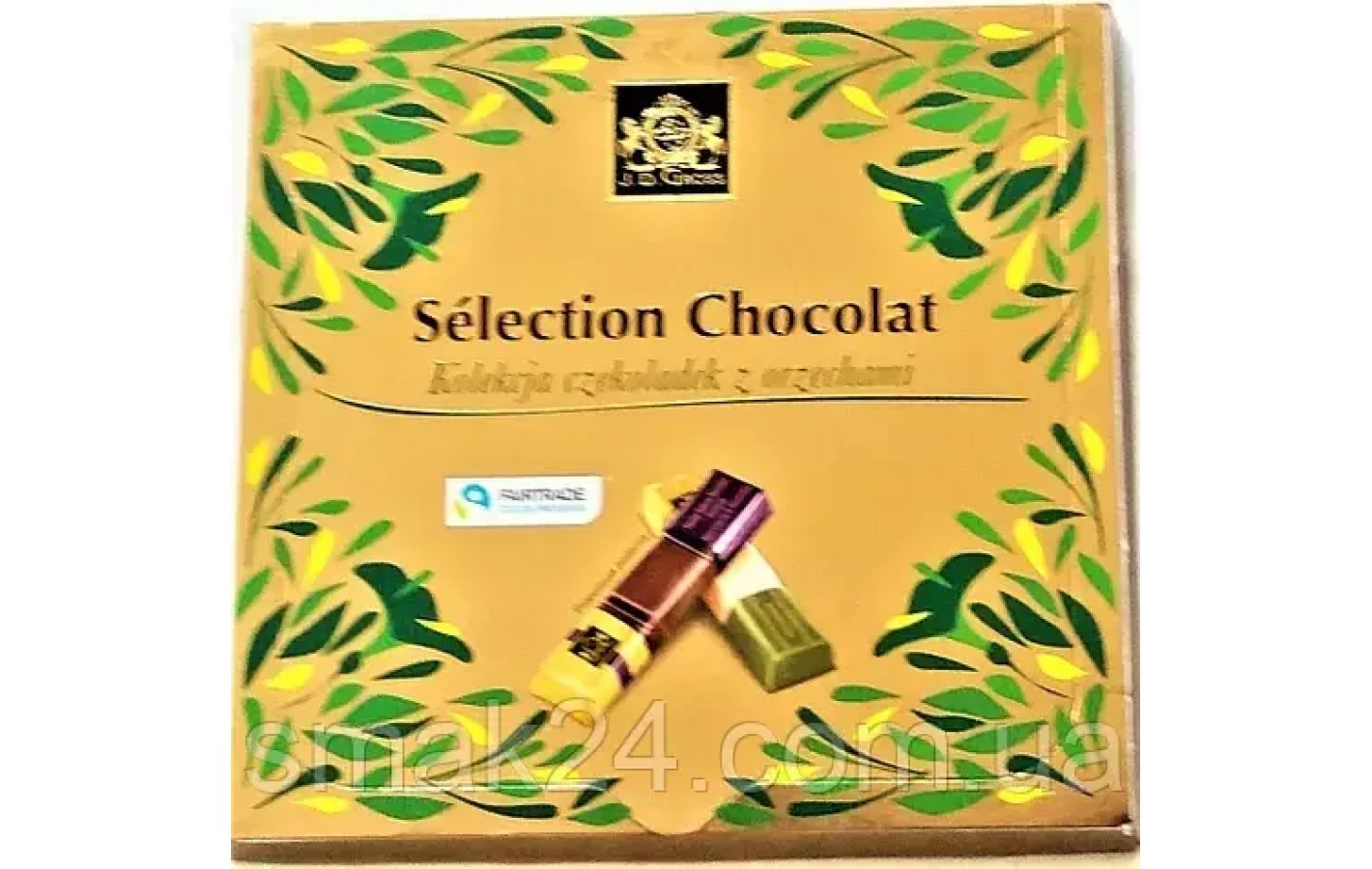 Колекційний набір шоколаду з горішками J.D.Gross Selection Chocolat z Orzechami 200г Польща