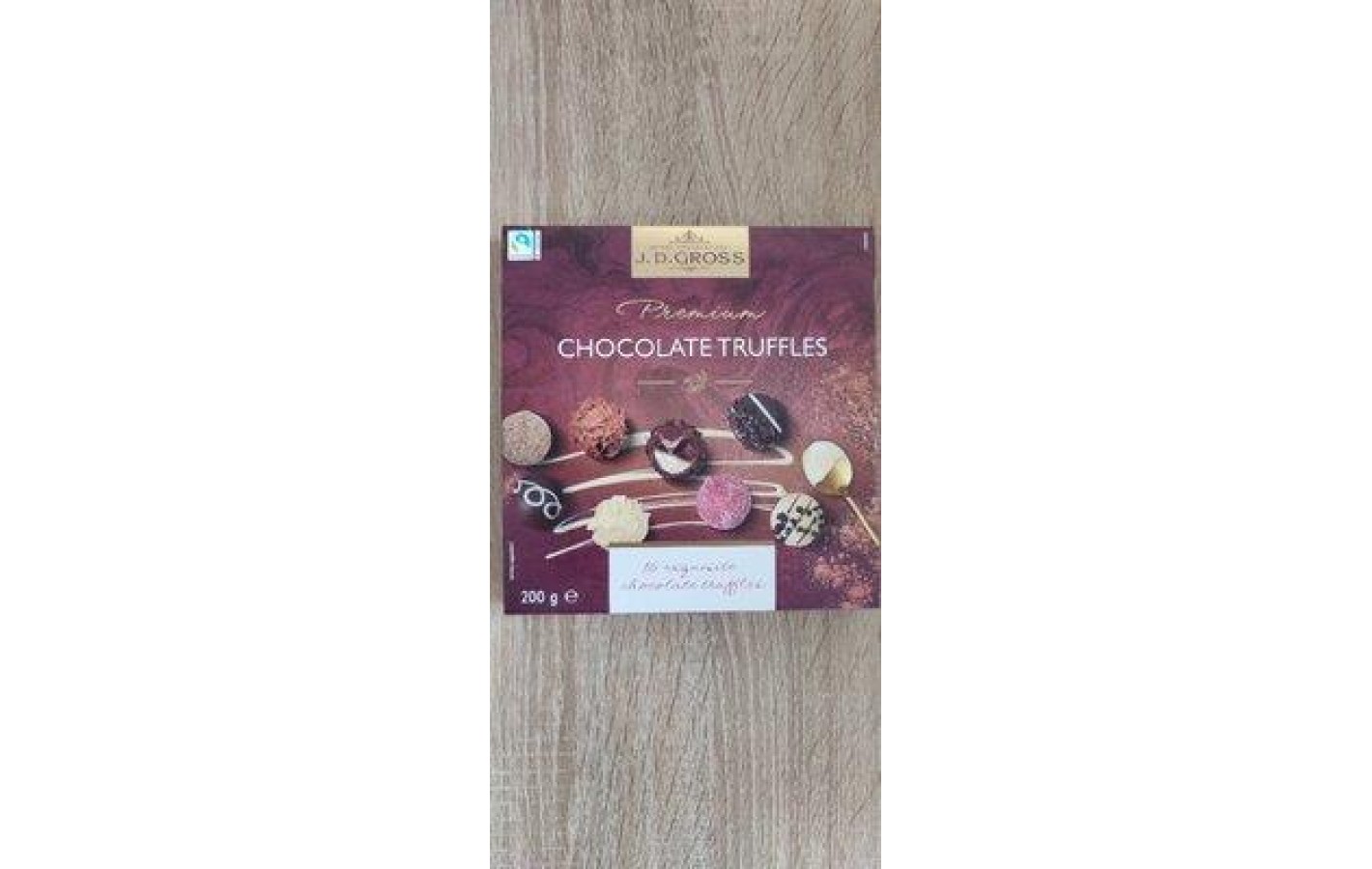 Конфеты пралине трюфель J.D.Gross Premium Chocolate Truffles 200г Польша