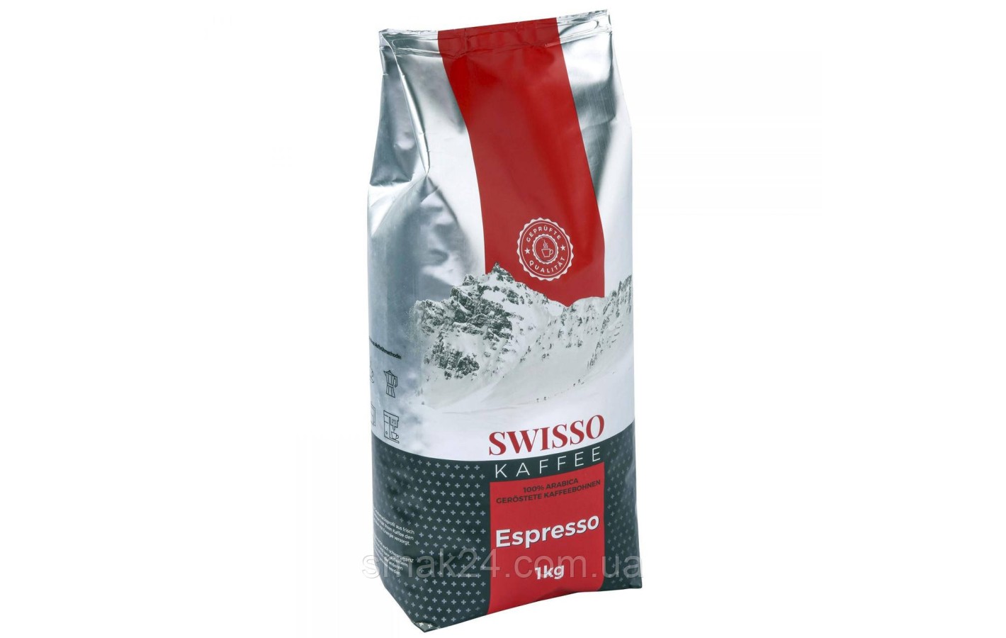 Кофе в зернах Swisso Kaffee Espresso арабика 100% 1 кг Германия