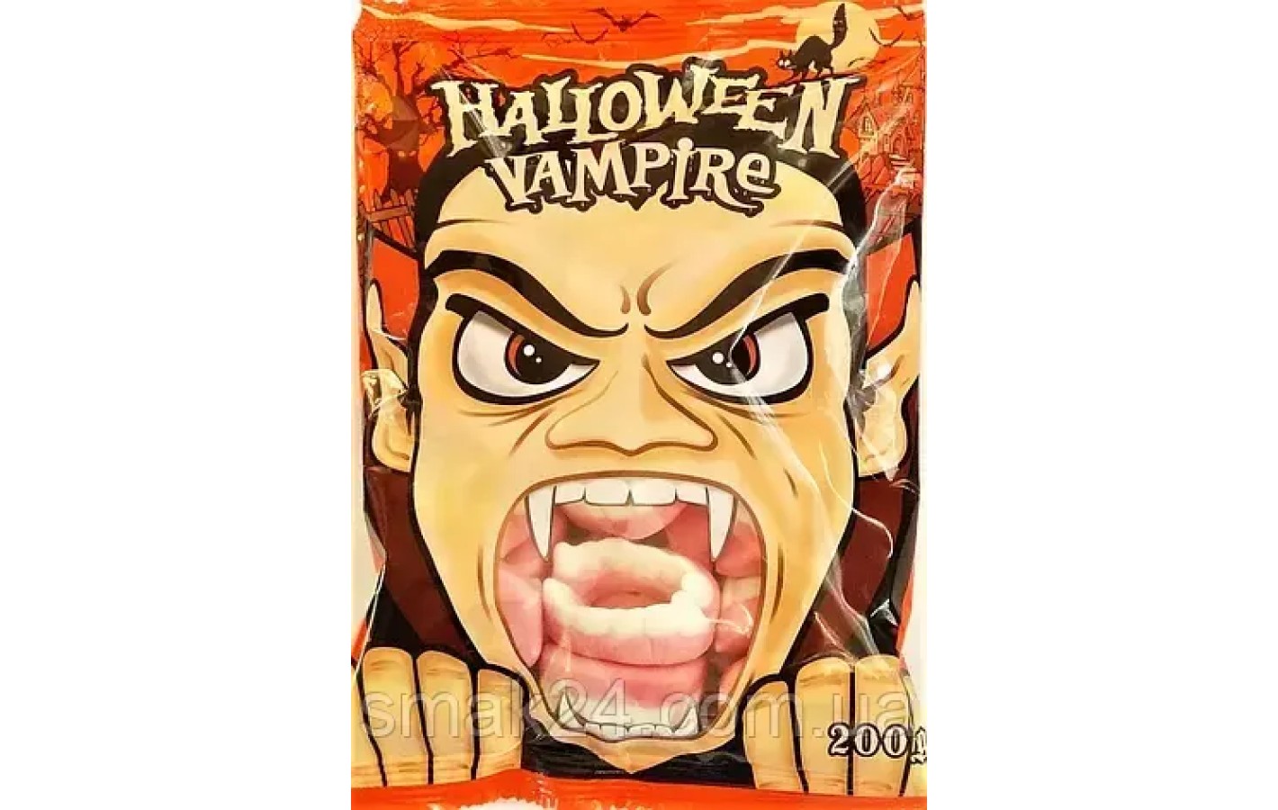 Желейные конфеты Челюсти Halloween Vampire 200г Польша