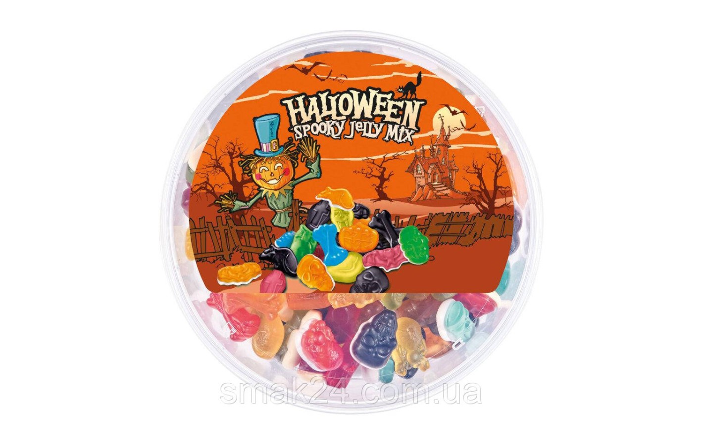 Желейные конфеты Хэллоуин с фруктовым вкусом Halloween Spooky Jelly Mix 1000г Польша