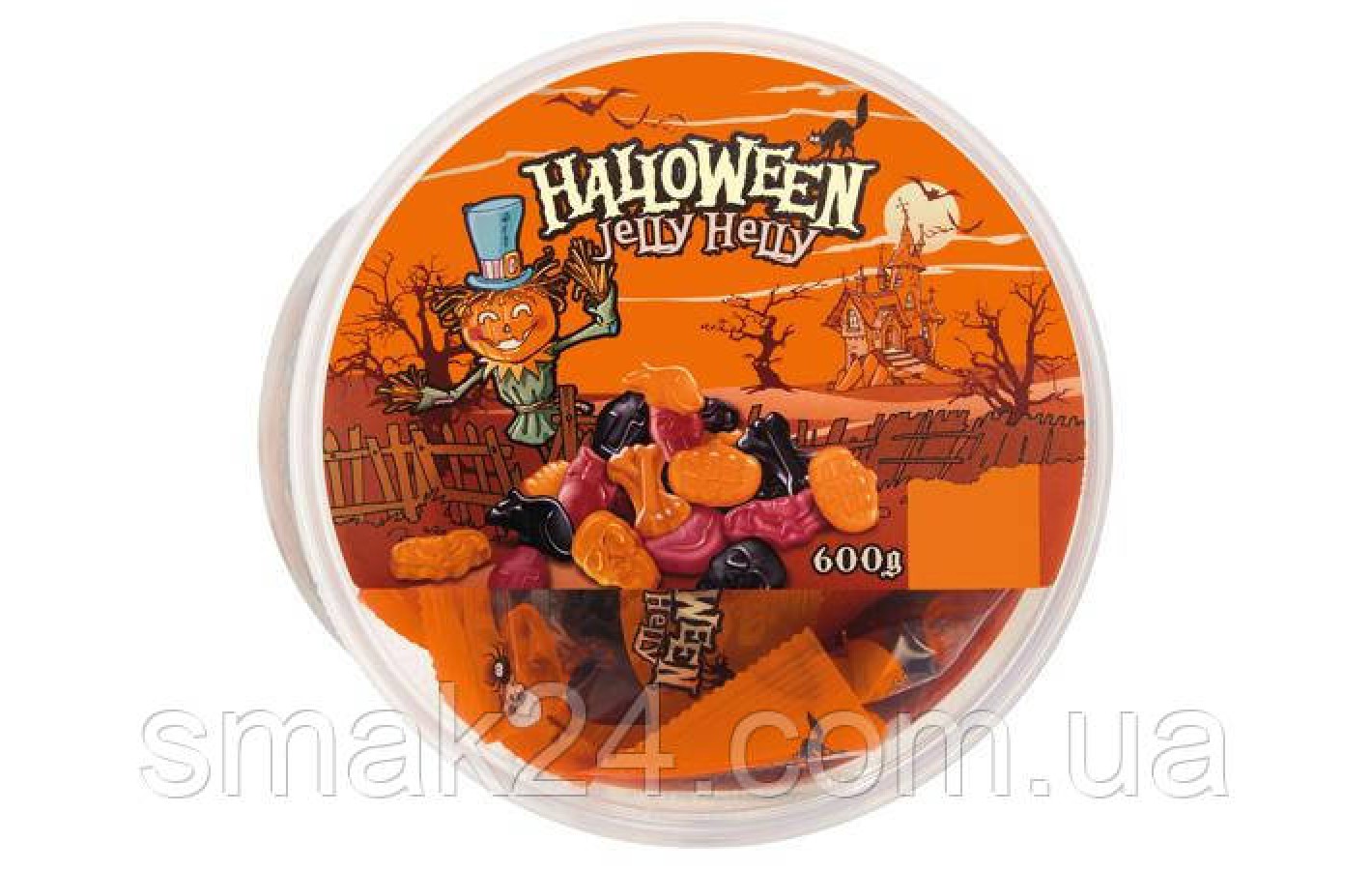 Желейные конфеты Хэллоуин с фруктовым вкусом Halloween Spooky Jelly Mix 1000г Польша