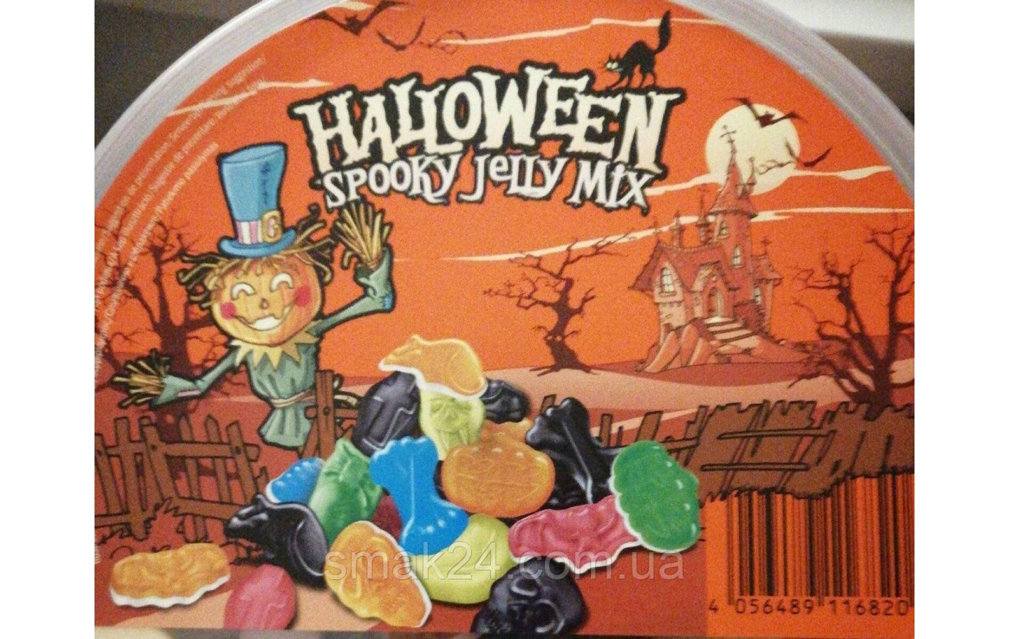 Желейные конфеты Хэллоуин с фруктовым вкусом Halloween Spooky Jelly Mix 1000г Польша