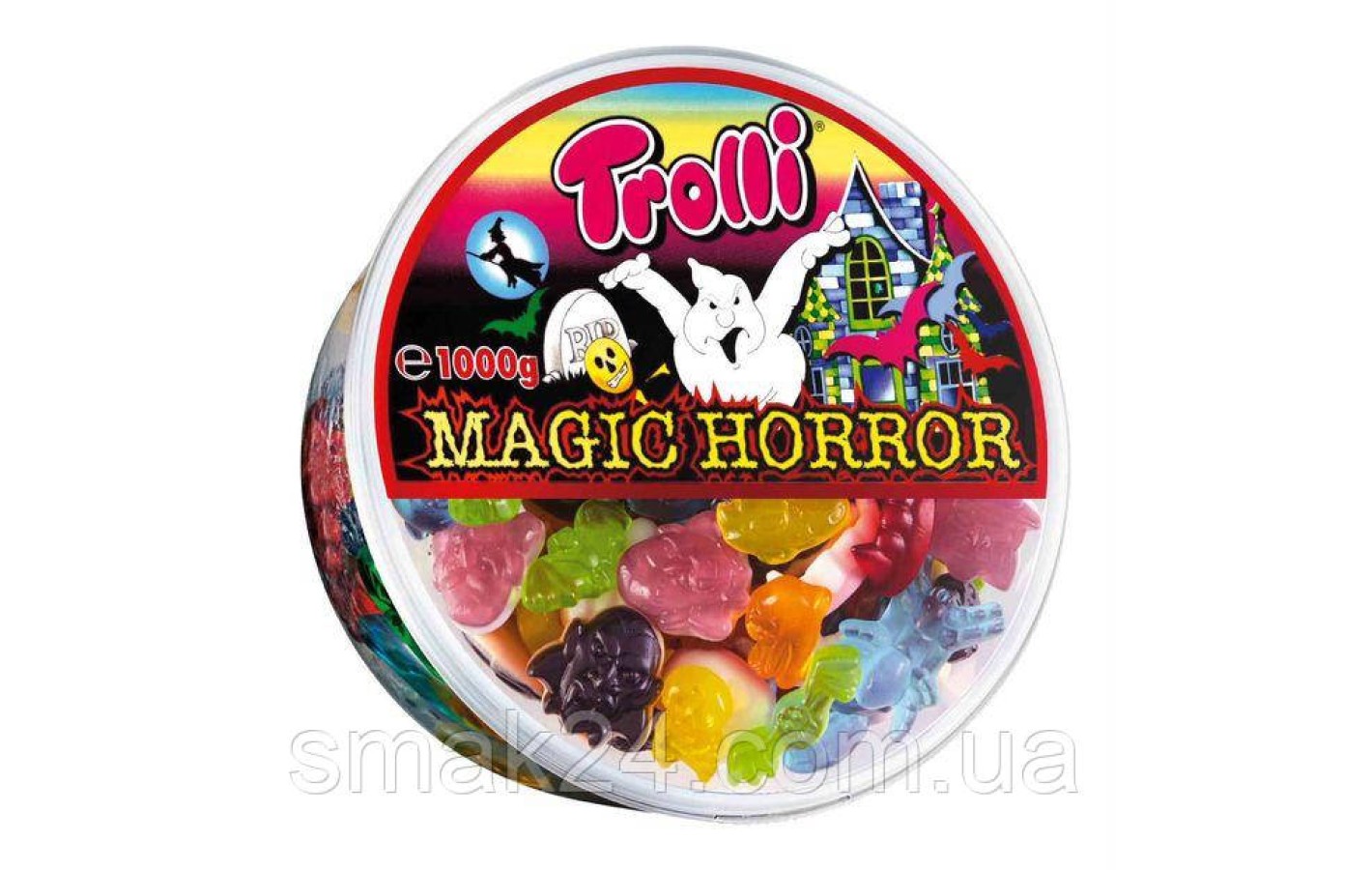 Желейные конфеты Хэллоуин с фруктовым вкусом Halloween Spooky Jelly Mix 1000г Польша