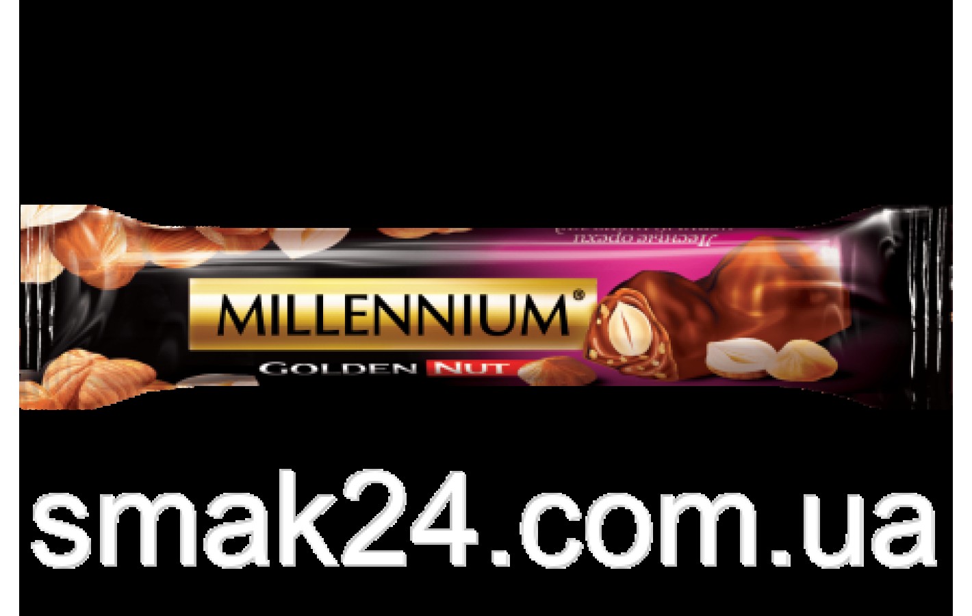 Шоколад чорний З начинкою та цілим Millennium Hazelnuts Dark chocolate 40г Україна