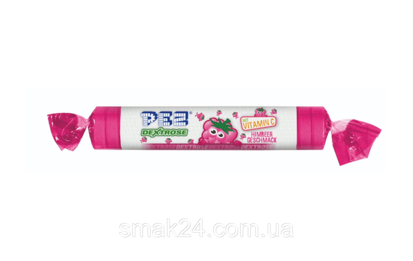 Витамин С конфеты с декстрозой малиновый вкус PEZ dextrose Vitamin C 39г Австрия