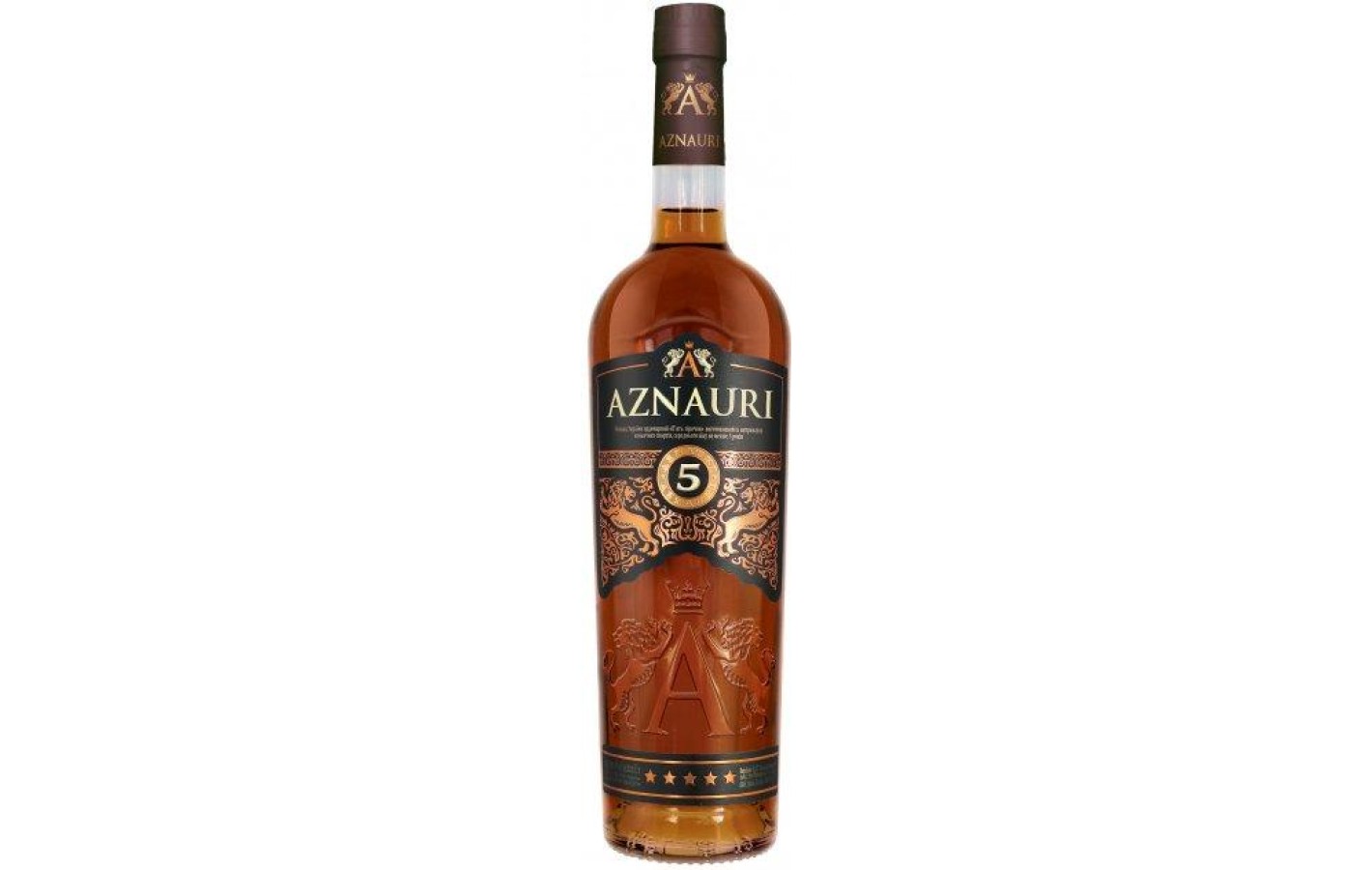 Коньяк України ординарний Азнаурі 5* Aznauri 40% 0,7л.